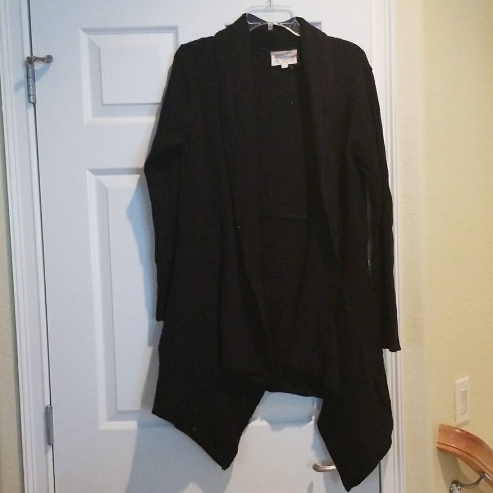 Black Flyaway Sweater